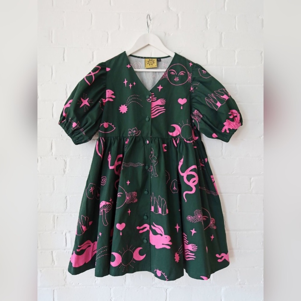 Lazy Oaf x Laura Callaghan Hidden Symbols Dress